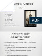 Indigenous America: Settlement of The Americas Native American Cultures