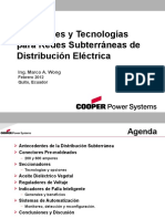 Soluciones y Tecnologías para Redes Subterráneas de Distribución Eléctrica