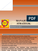 Manajemen Strategis Perusahaan 9