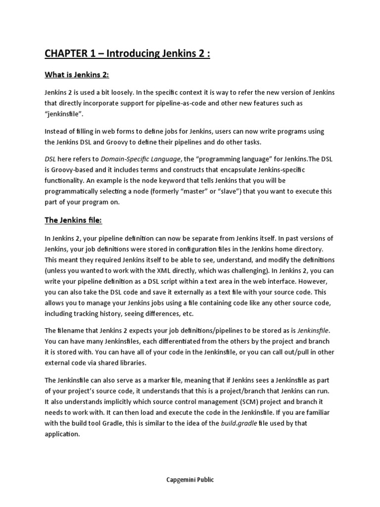Jenkins 2 Up & Running Tutorial-Chapter01 | PDF | Computer Programming ...