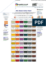 RAL Colour Chart - Color Ch.