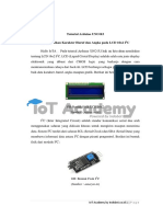Tutorial Arduino UNO R3 Menampilkan Karakter Huruf Dan Angka Pada LCD 16x2 I2C