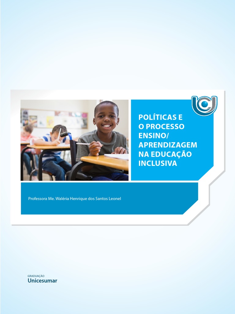 PDF) A Educação Inclusiva Na Contemporaneidade e as Concepções De  Aprendizagem