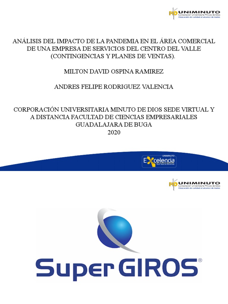 Impacto de la Pandemia en Ventas Comerciales | PDF | Marketing | Economias