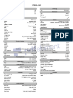 ITM399-4WD Performance and Specifications