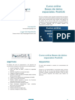 MappingGIS Programa Curso PostGIS