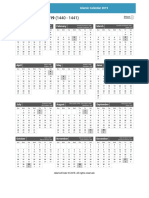IF Hijri Calendar 2019 PDF