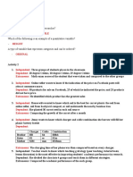 Independent Variable: Name: Delos Reyes Gianna 12 - Discipline Activity 1 Which Variable Is Manipulated by Researcher?