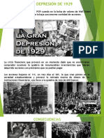LA GRAN DEPRESIÓN DE 1929