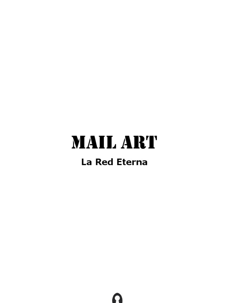 Mail Art PDF Movimientos de arte Arte Moderno imagen