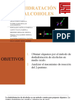 Deshidratación de Alcoholes