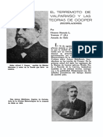 Terremoto de Valparaíso 1906 predicho por Teorías de Cooper