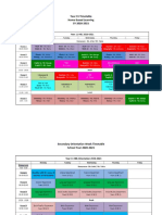 Timetable and Teachers Email