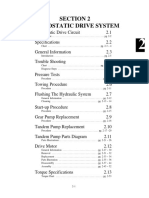 Section 2 Hydrostatic Drive System