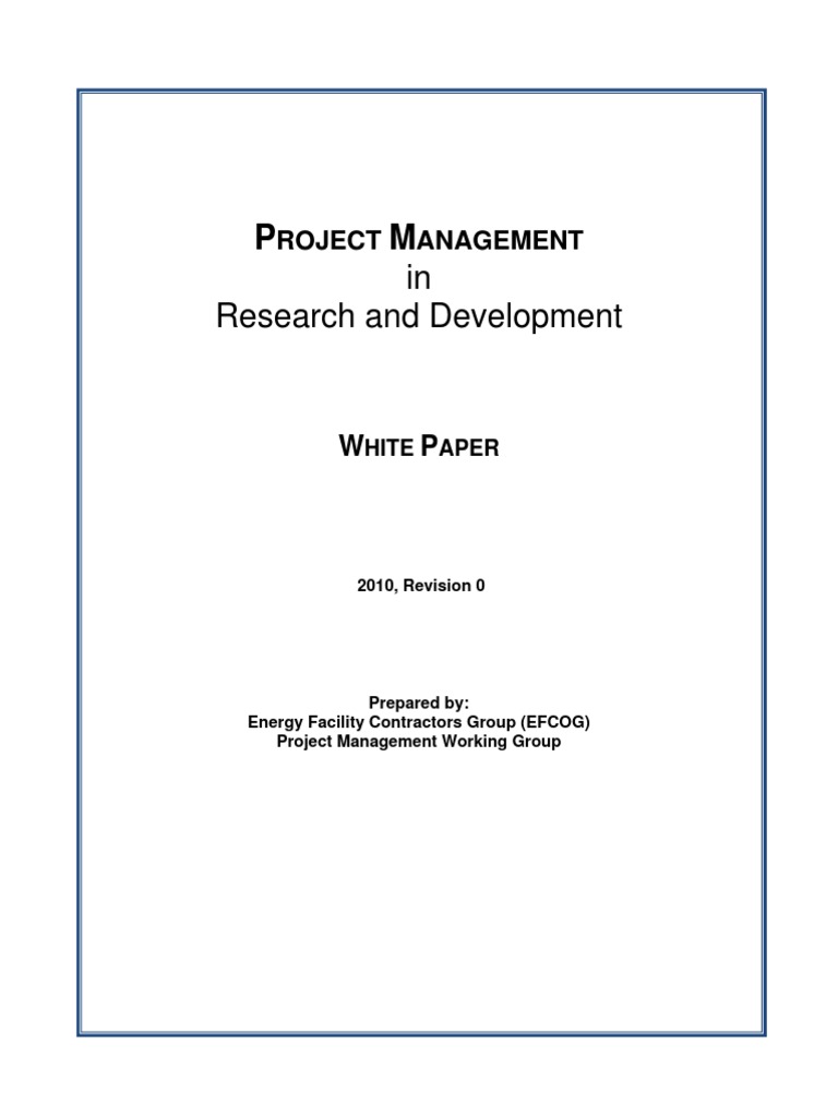 Project Management in RD | PDF | Project Management | Agile Software ...