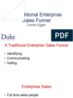 A Traditional Enterprise Sales Funnel: Daniel Egger