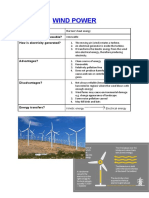 WIND POWER (1) Physics GCSE