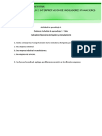 Evidencia y Resultado Prueba de Conocimientos