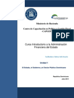 El Estado, el Gobierno y el Sector Público Dominicano