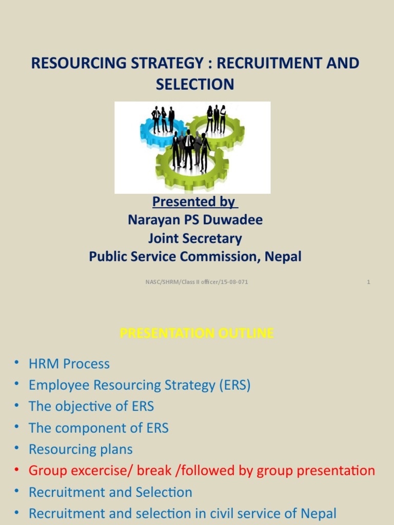 Recruitment and Selection in HRM | PDF | Human Resource Management ...