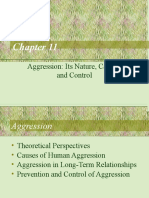 Chapter 11- Theories and Causes of Human Aggression