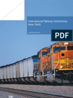 International Railway Conference New Delhi: A Background Note