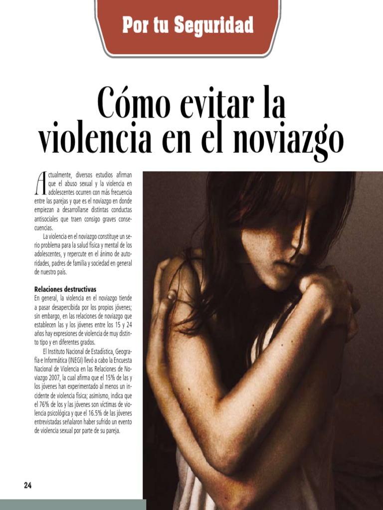 Como Evitar La Violencia en El Noviazgo PDF | PDF | Violencia ...