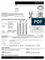 Data Sheet: Mechanical Specifications