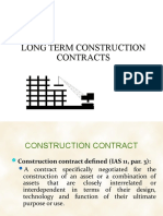 Long Term Construction Contracts