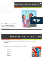 Extra Topic For Group Project - Multi Attributed Decisions PDF