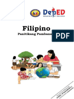 Module 1 Panitikan Sa Panahon NG Katutubo