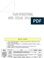 Plan Operational Educativ