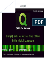 Using Q: Skills for Success Third Edition in Digital Classrooms