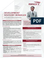 Development Advisory Manager