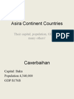 Asira Continent Countries: Their Capital, Population, GDP and Many Others!