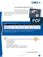 15 W, 28V, Gan Hemt For Linear Communications Ranging From VHF To 3 GHZ