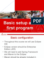 Basic Setup and First Program