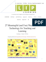27 Meaningful (And Fun) Ways To Use Technology For Teaching and Learning - Flipped Learning Network Hub