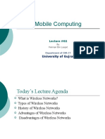 Mobile Computing: University of Gujrat