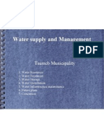 Water Supply and Management: Tsumeb Municipality