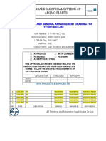 Upgrade Electrical Systems at Abqaiq Plants: Plan Elevation and General Arrangement Drawing For 111-091-MCC-002