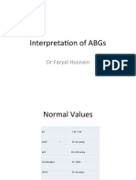 Interpretation of Abgs: DR Faryal Husnain