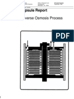 Reverse Osmosis Process: Gepa Capsule Report