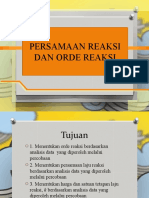 1 PPT Persamaan Reaksi Dan Orde Reaksi