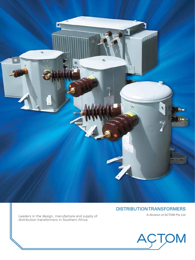 Distribution Transformers Brochure PDF | PDF | Transformer | Electric ...