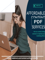 Hire Affordable Content Writing Services to Maximize Marketing