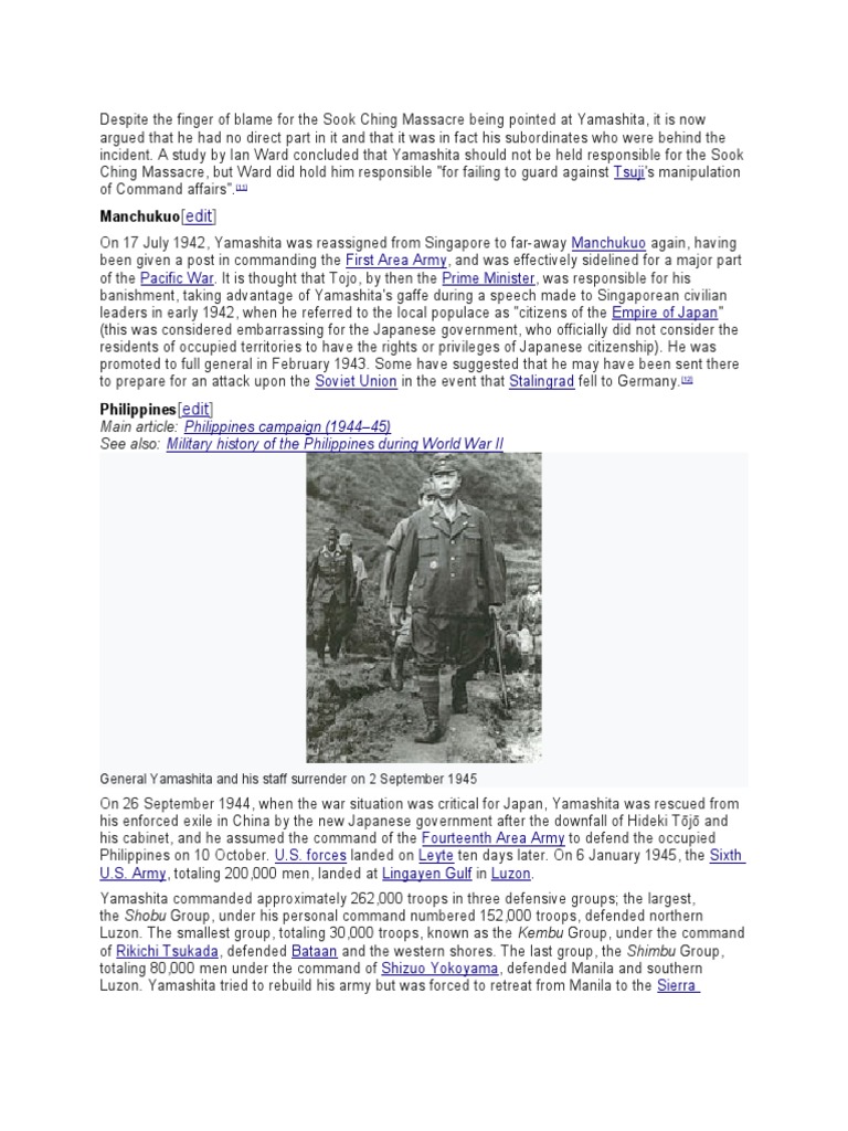 Despite The Finger of Blame For The Sook Ching Massacre Being Pointed