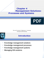 Knowledge Management Solutions: Processes and Systems