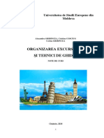 Organizarea Excursiilor Si Tehnici de Ghidaj PDF