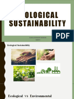 Ecological Sustainability: Global Citizenszhip Education Group 4